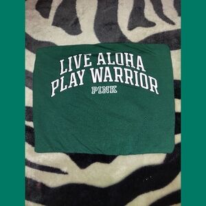 Victorias Secret PINK Hawaii Rainbow Warriors Strapless Tube Top